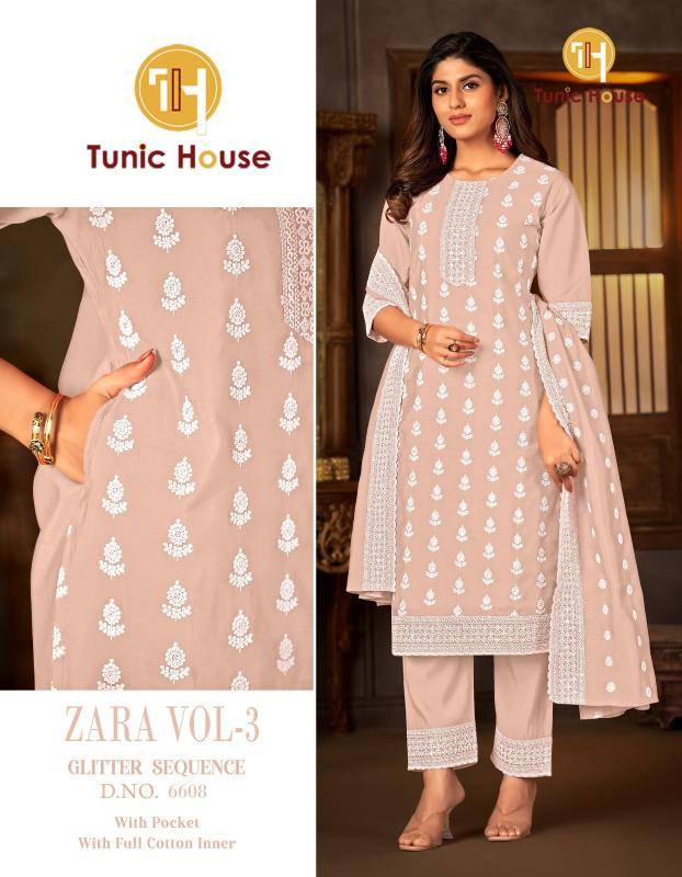 Tunic house zara vol-3 Designer kurti suppliers in Kolkata